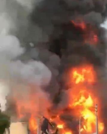 救援現(xiàn)場。